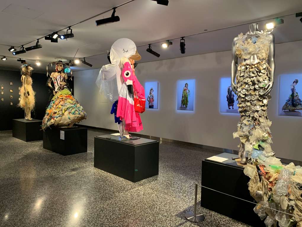 Gallery view of 'Beach Couture' by Marina DeBris at the Australian National Maritime Museum, 2021