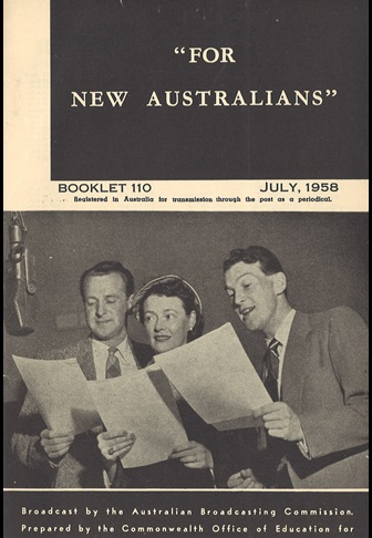 For New Australians _ Title page