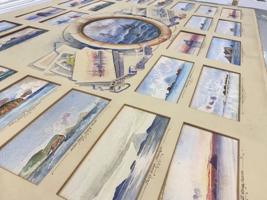 Looking closer at the Frederick Elliot watercolours