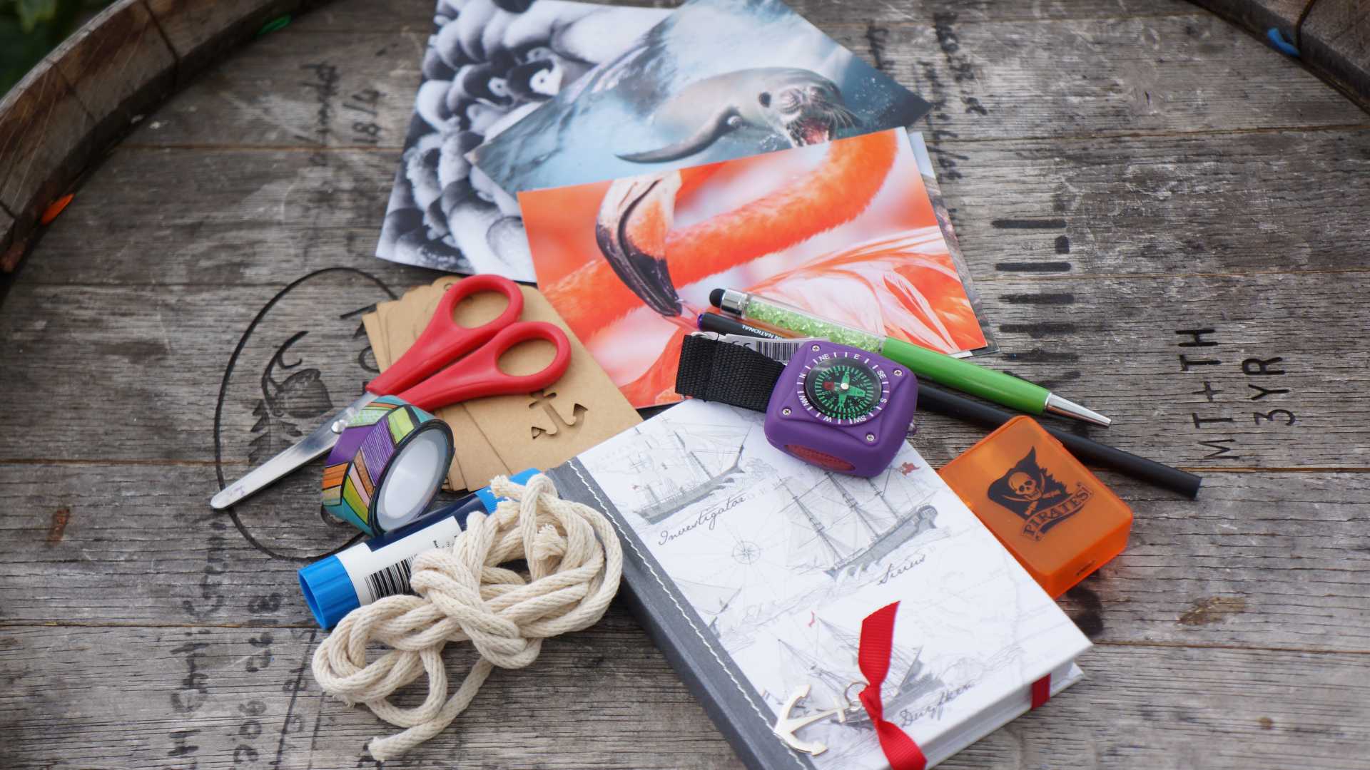 Backyard activities included in the Australian National Maritime Museum's Craft Make Create Kit