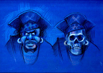 Pirate School two pirates drawing