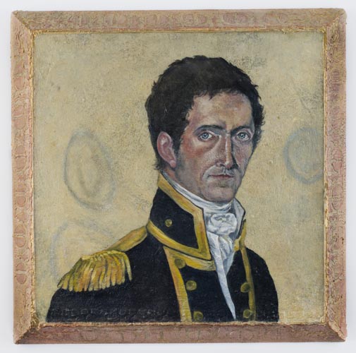 Matthew Flinders by Helen Tiernan from her series ‘Heroes of Colonial Encounters’. ANMM Collection 00055142.  