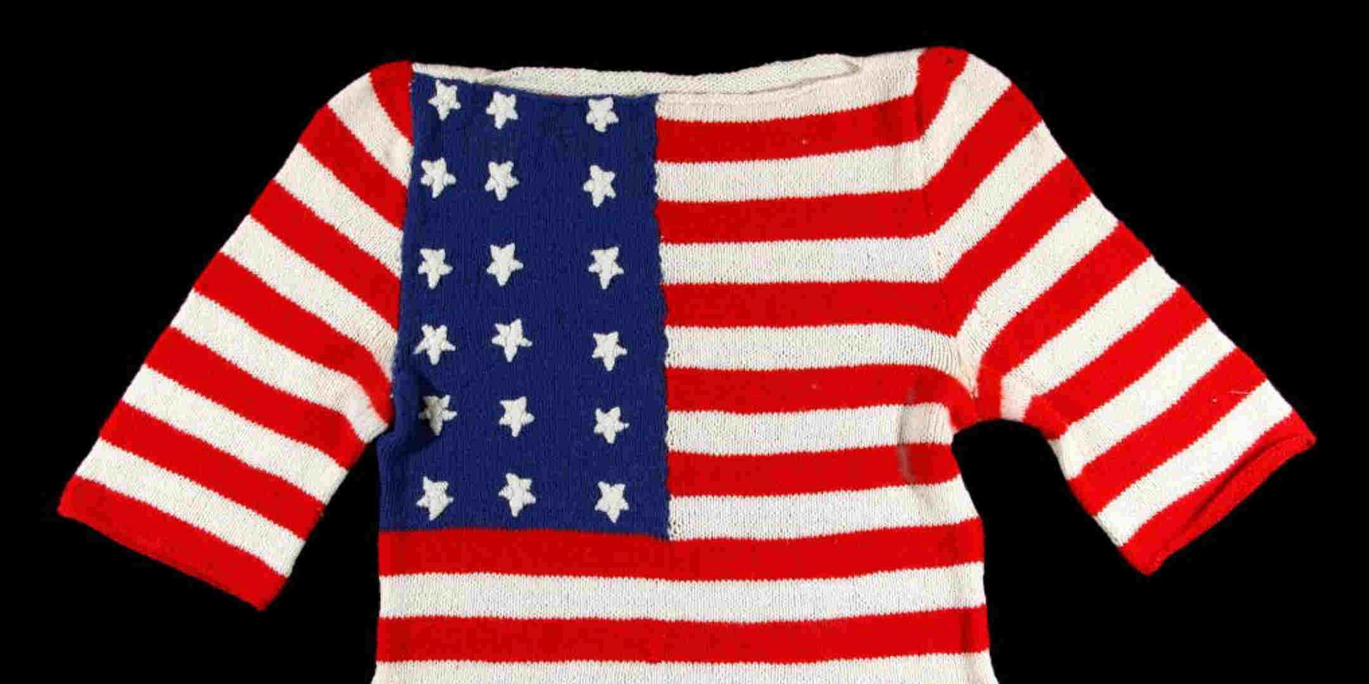 Stars and Stripes jumper, Gift from Audrey Capuano, ANMM Collection 00009354