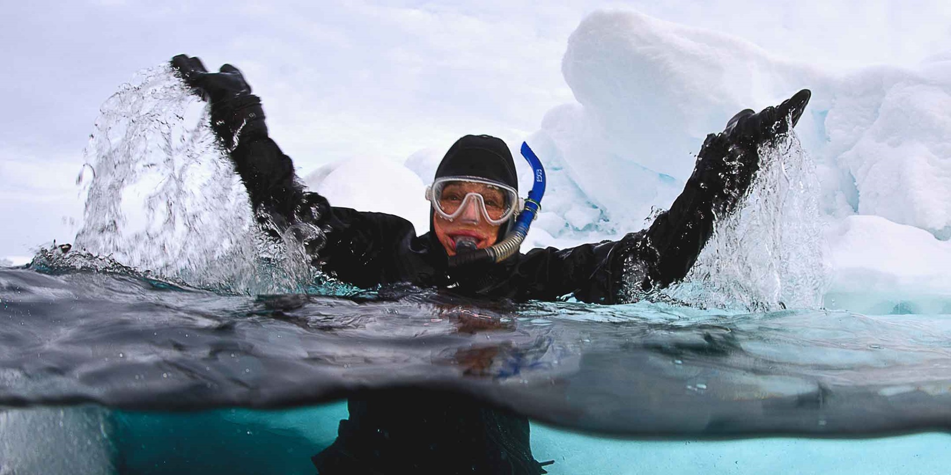 Sylvia Earle celebrating the ocean at the top of the world [Michael Aw]