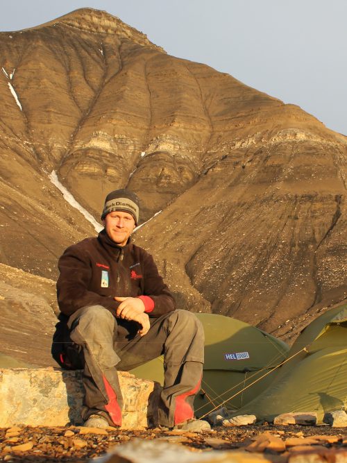 Dr Espen Knutsen in Svalbard, Norway