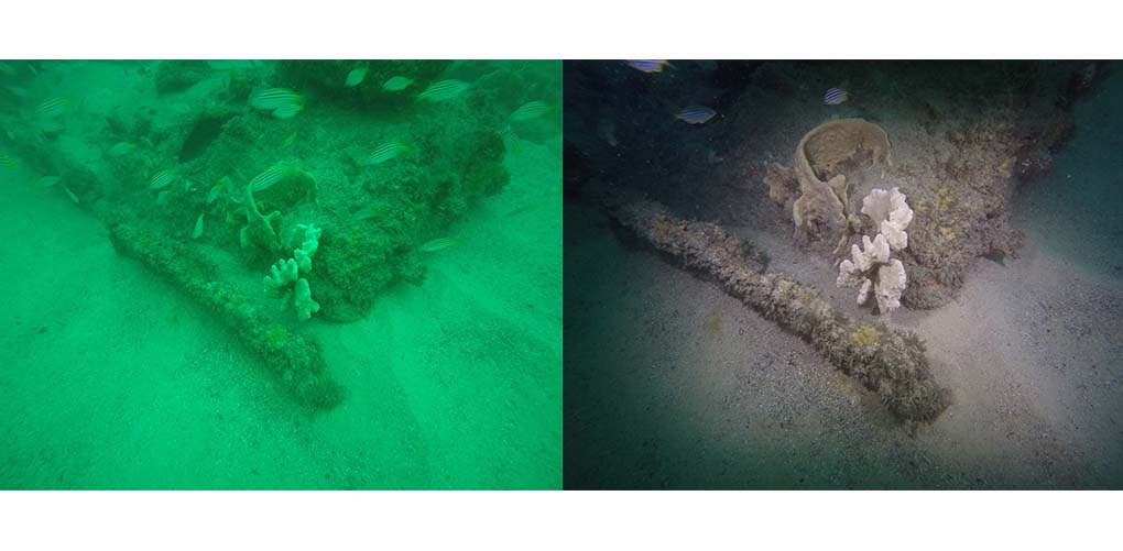 A lighting array was used to illuminate the wreck site and resulted in imagery that was a vast improvement over photographs collected by the team in 2019. Image Irini Malliaros 