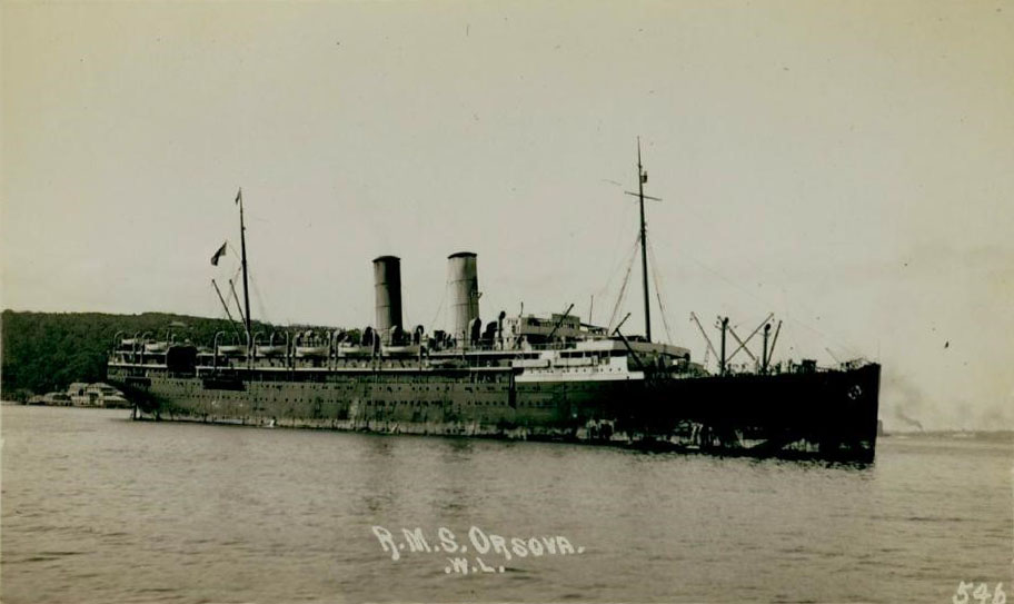 Photograph of passenger ship Orsova