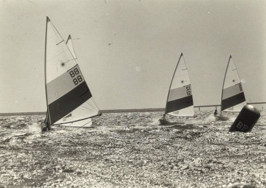 Lasers racing in the World Championships Perth Western Australia 1978-1979. National Maritime Collection 