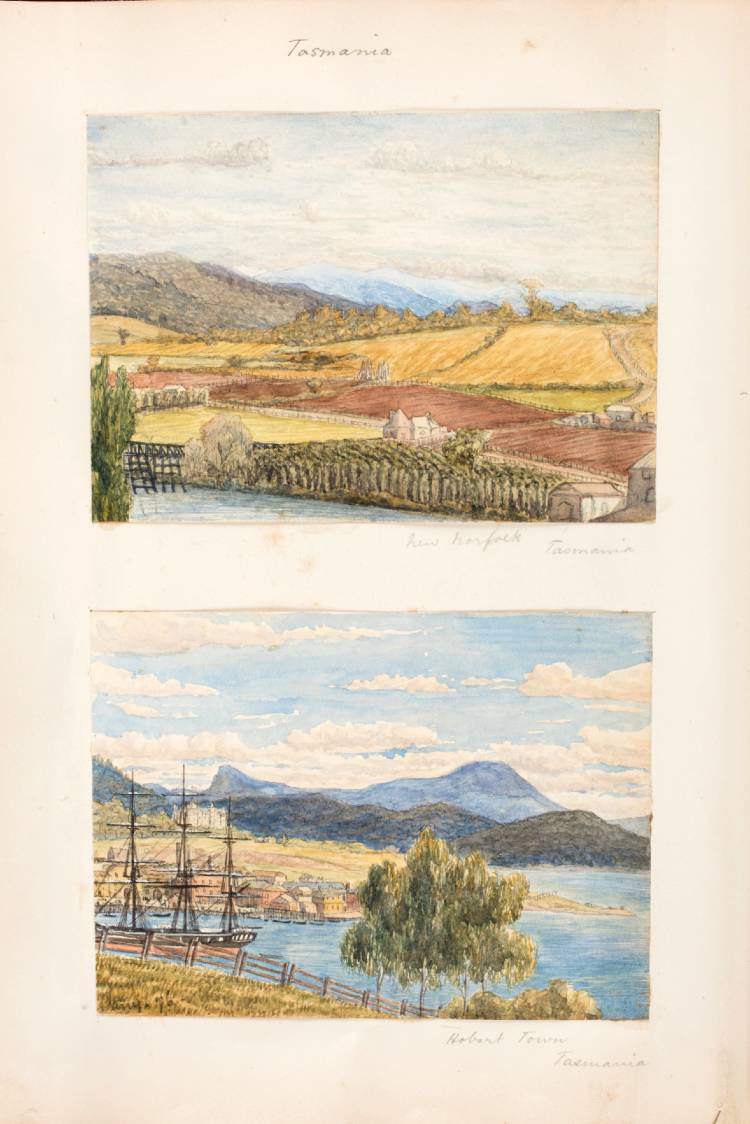 William Field, Sketches of travels including voyages to Australia, 1870–82. National Maritime Collection, 00000950