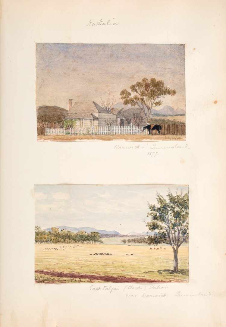 William Field, Sketches of travels including voyages to Australia, 1870–82. National Maritime Collection, 00000950