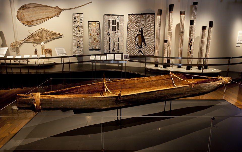 Nawi made at the museum during NAIDOC Week in 2014, currently on display in our EORA gallery. Image: David Payne.