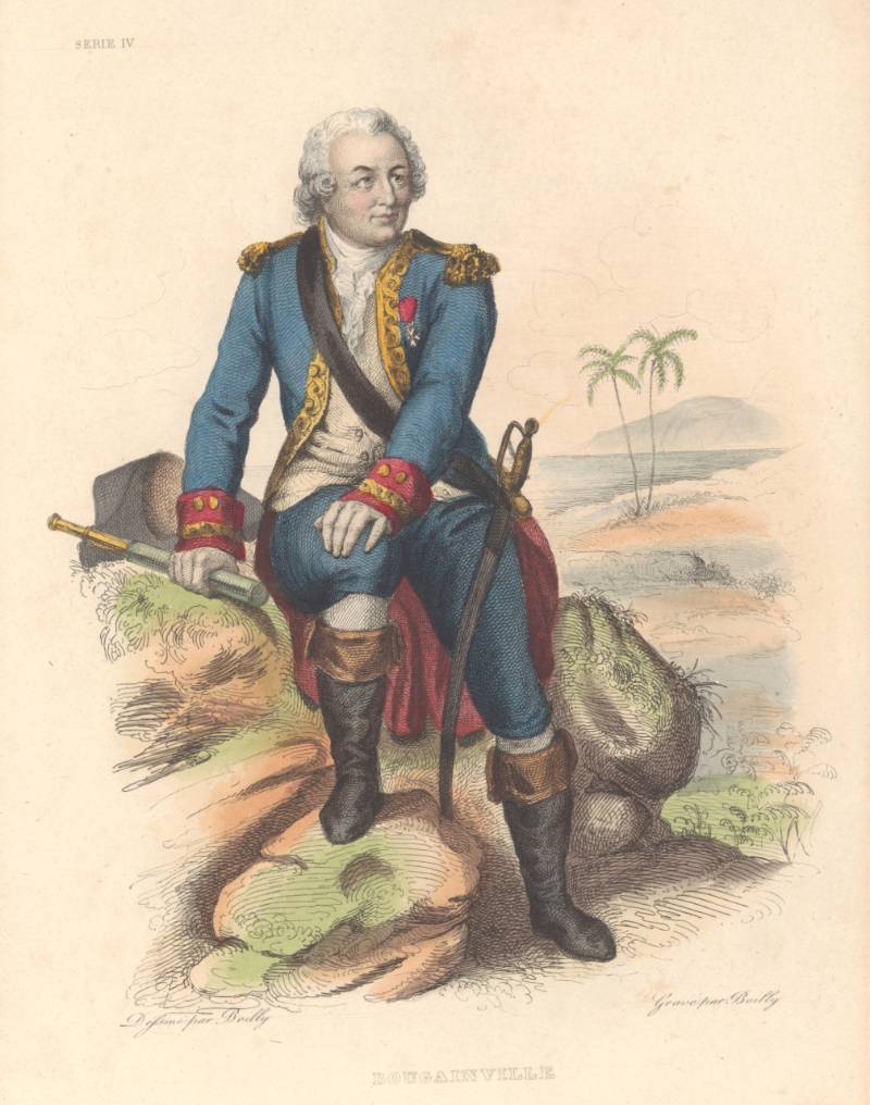 Portrait of Louis de Bougainville by Louis Boilly. Reproduced courtesy National Library of Australia