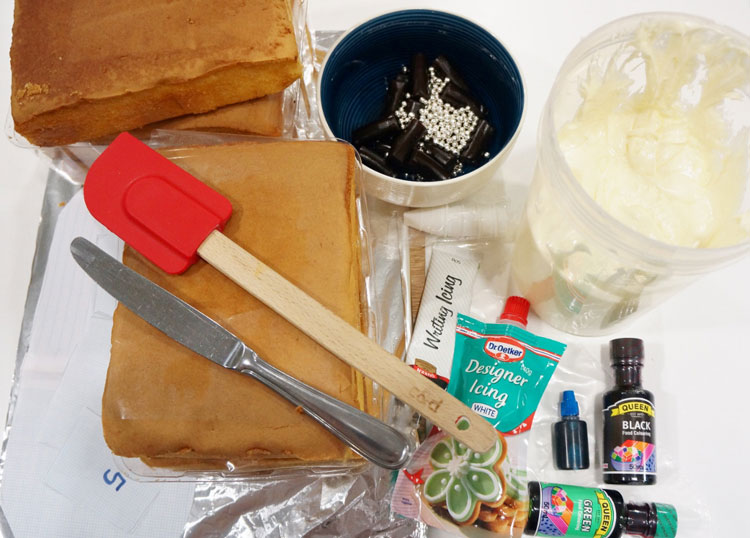 How to make a buttercream battleship cake