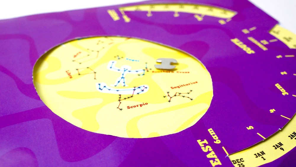 How to make a paper planisphere
