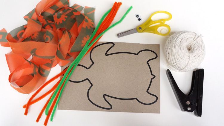 How to make a woven turtle