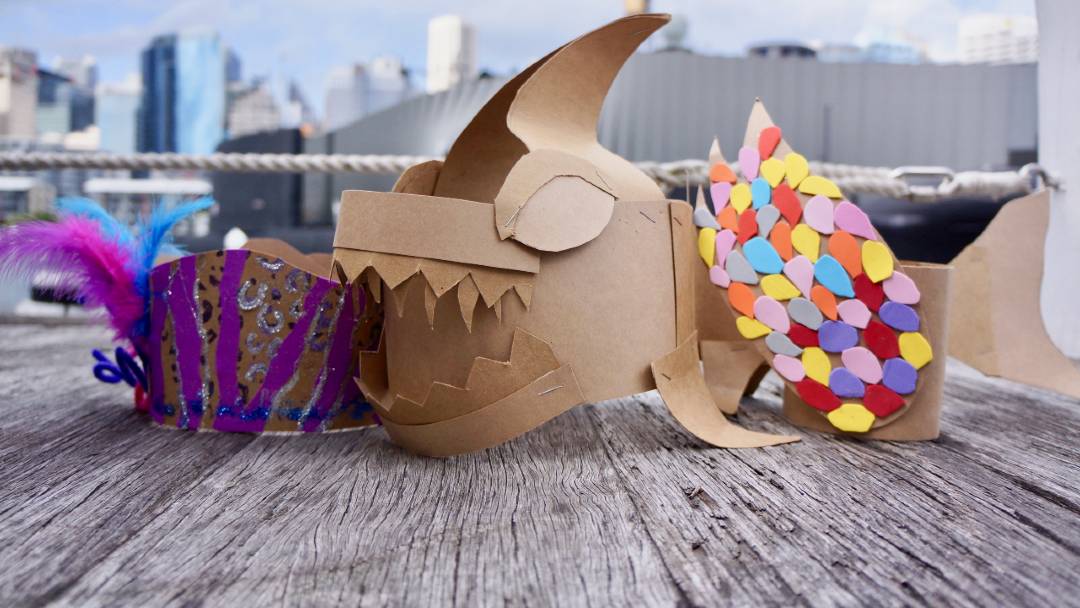 Make a wild creature mask or hat with our Craft Make Create Kit