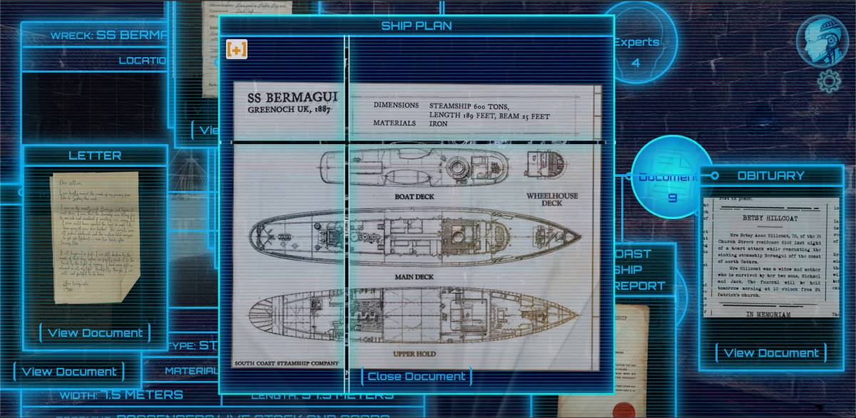 Original ship plans are very important in identifying the wrecks you dive on.