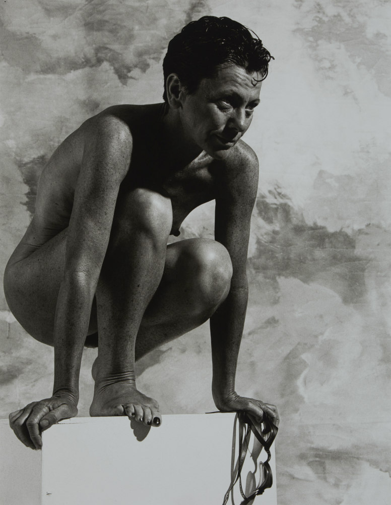 Tracey Clay: swimmer, on diving block, 2002. ANMM Collection NC701220, © Paul Freeman. Reproduced courtesy of Paul Freeman.