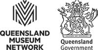 Queensland Museum and Queensland Government logos