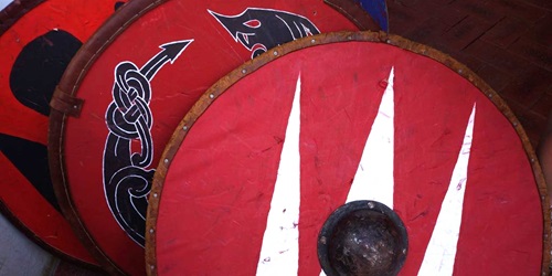 Viking shields.