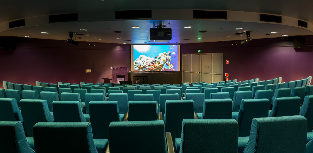 The museum's theatre boasts state-of-the-art presentation equipment and facilities.