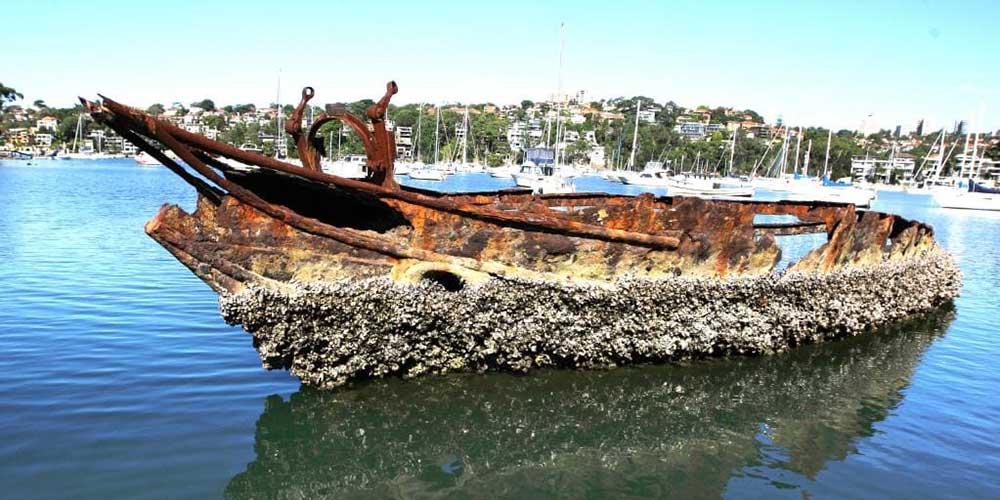 The shipwreck of Itata