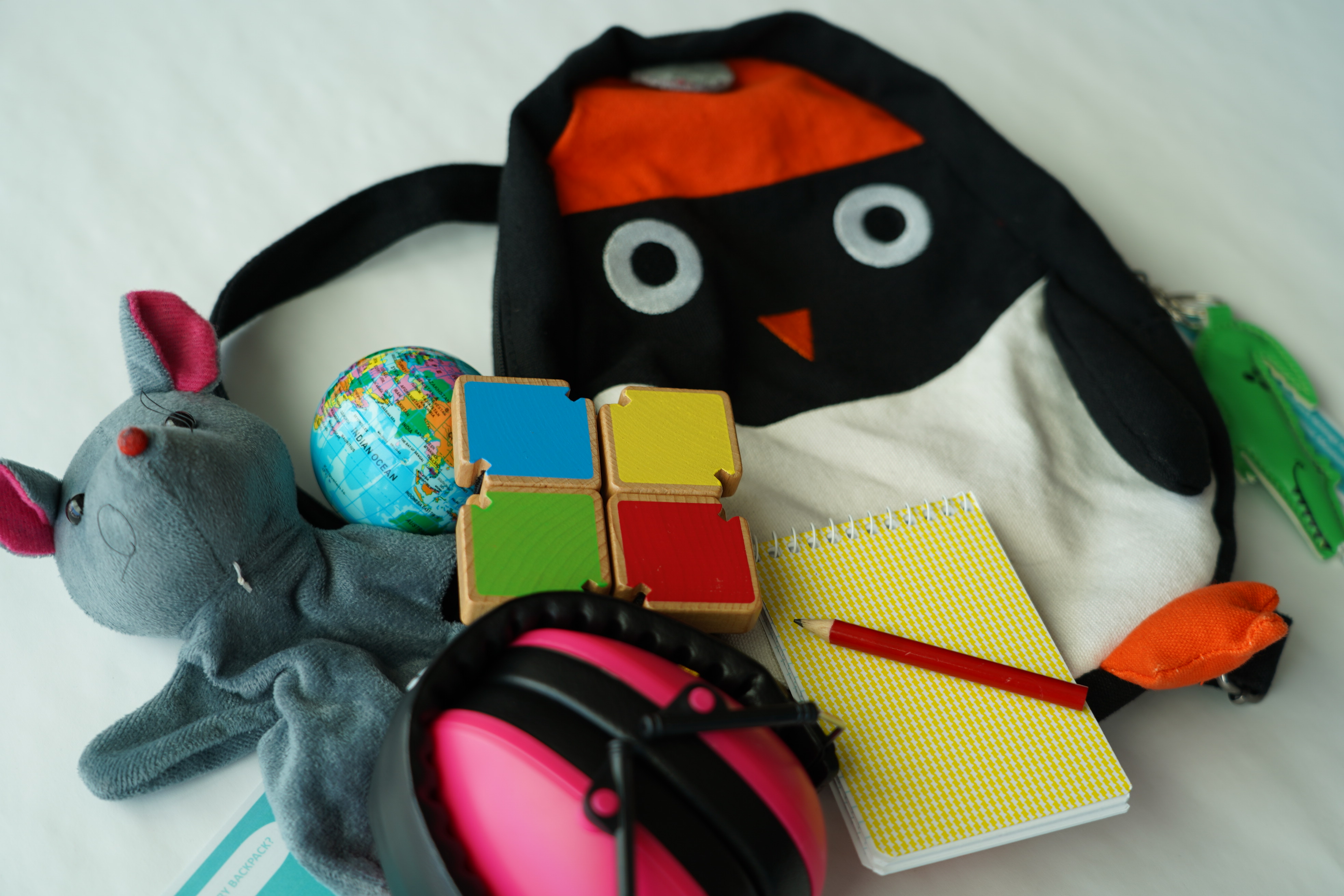 Contents of Sensory Backpack