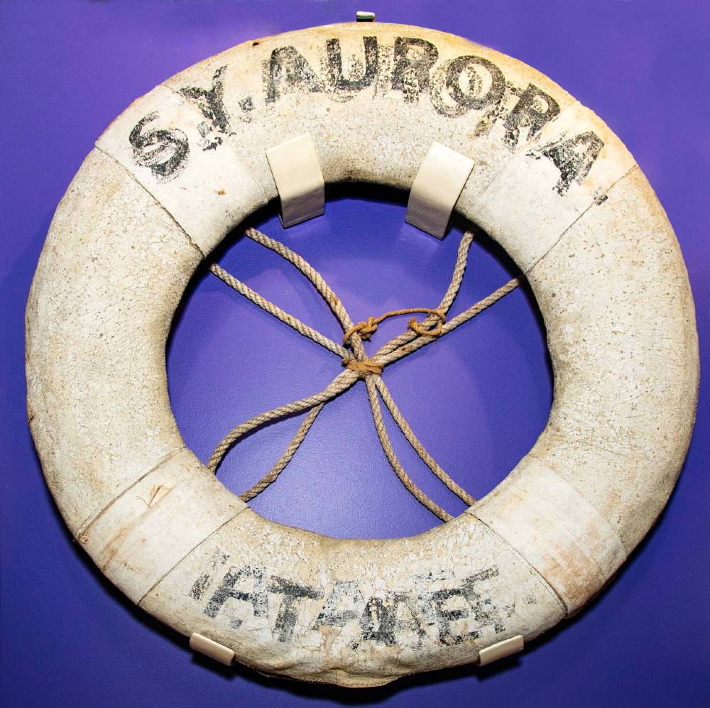 SY Aurora Life ring. Australian National Maritime Museum Collection, 00054969 